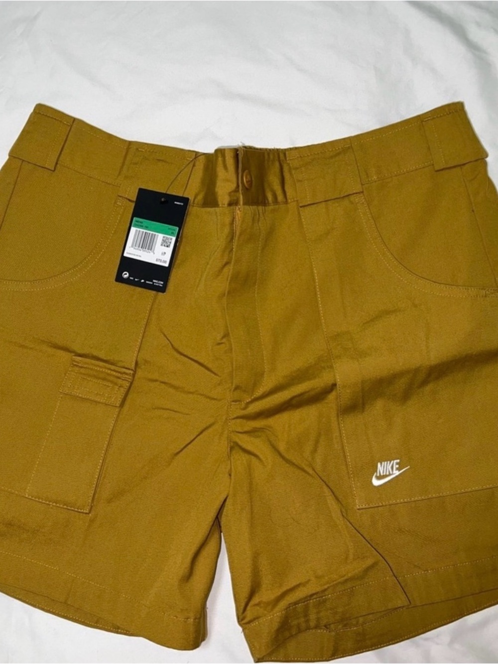 Nike Men’s Mustard Brown Cargo Shorts